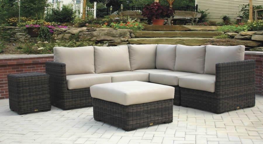 prescott wicker sectional